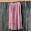 Pleated tulle skirt | Pink