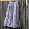 Tender floaty skirt with a sheen | Pastel lavender