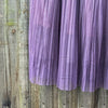 Pleated tulle skirt | Lilac