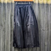 Tender floaty skirt with a sheen | Black
