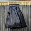 Tender floaty skirt with a sheen | Black