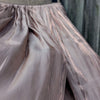 Tender floaty skirt with a sheen | Autumnal brown