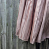 Tender floaty skirt with a sheen | Autumnal brown
