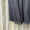 Pleated tulle skirt | Black