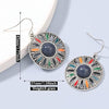 Vintage round earrings