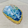 NEW Blue Octopus Oyster Shell Trinket Dish Gift Sealife