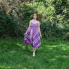Classic Handkerchief Maxi Dress - Elephant Print