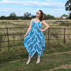 Handkerchief Maxi Dress - tie dye