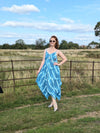Handkerchief Maxi Dress - tie dye