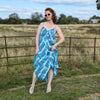 Handkerchief Maxi Dress - tie dye