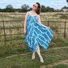 Handkerchief Maxi Dress - tie dye