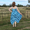 Handkerchief Maxi Dress - tie dye