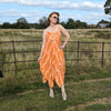 Handkerchief Maxi Dress - tie dye