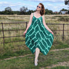 Handkerchief Maxi Dress - tie dye