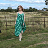Handkerchief Maxi Dress - tie dye