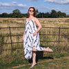 Handkerchief Maxi Dress - tie dye