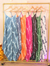 Handkerchief Maxi Dress - tie dye