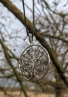 Tree of life necklace on cord
