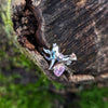 Stainless steel Zircon ring