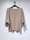 MILA Shiny Sweater AH26: Bordeaux
