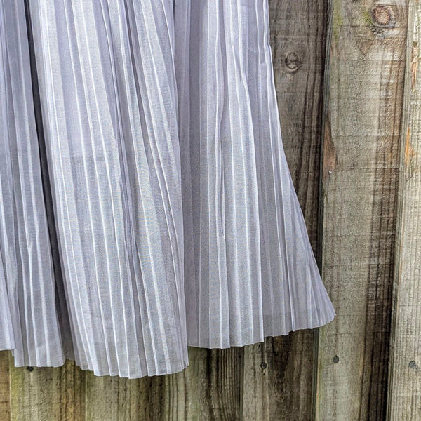 THE TOE Lyucus Pleats Skirt gray Sサイズ THE TOE Lyucus Pleats Skirt gray Sサイズ Pleated tulle skirt
