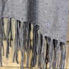 Glitzy grey cape-shawl