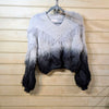 Fluffy gradient jumper | Grey