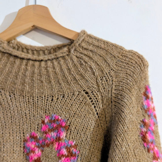 Flower jumper | Brown