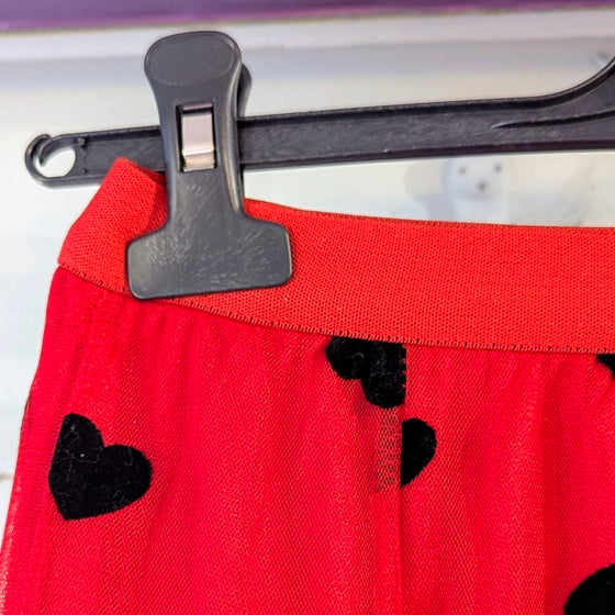 Love heart tulle midi skirt | Scarlet