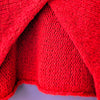 Cross over jumper | Scarlet red