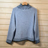 Blanket stitch jumper | Periwinkle blue