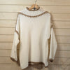 Eyelash stitch long sleeve | White