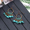 Vintage Earrings with Turquoise Stones