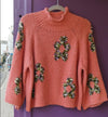 Flower jumper | Coral