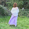 Maxi crinkle dress in lilac