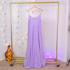 Maxi crinkle dress in lilac