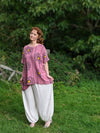 Cotton daisy tunic top