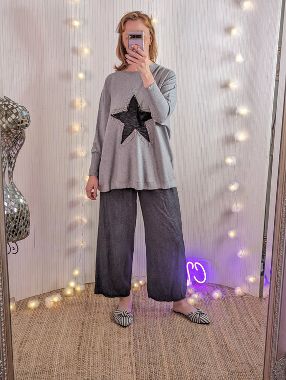 Star jumper | Super soft | Grey