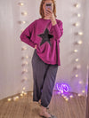 Star jumper | Super soft | Violet