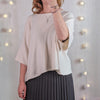 Half sleeve soft knit | Oversized | Ivory