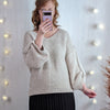 Chunky Alpaca mix jumper | Ivory