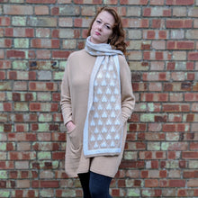  Jumper tunic with heart scarf | Latte