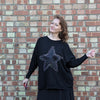 Star jumper | Super soft | Black