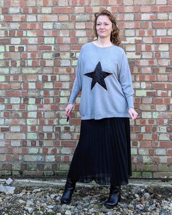 Star jumper | Super soft | Grey