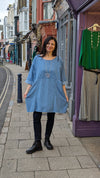 Needlecord Pocket Tunic | Blue