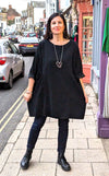 Needlecord Pocket Tunic | Black