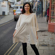  Needlecord Pocket Tunic Ivory