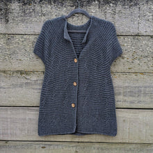  Short sleeve cardigan | Gray