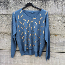  Gold leaf jumper | Blue