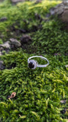 Stainless steel Zircon ring